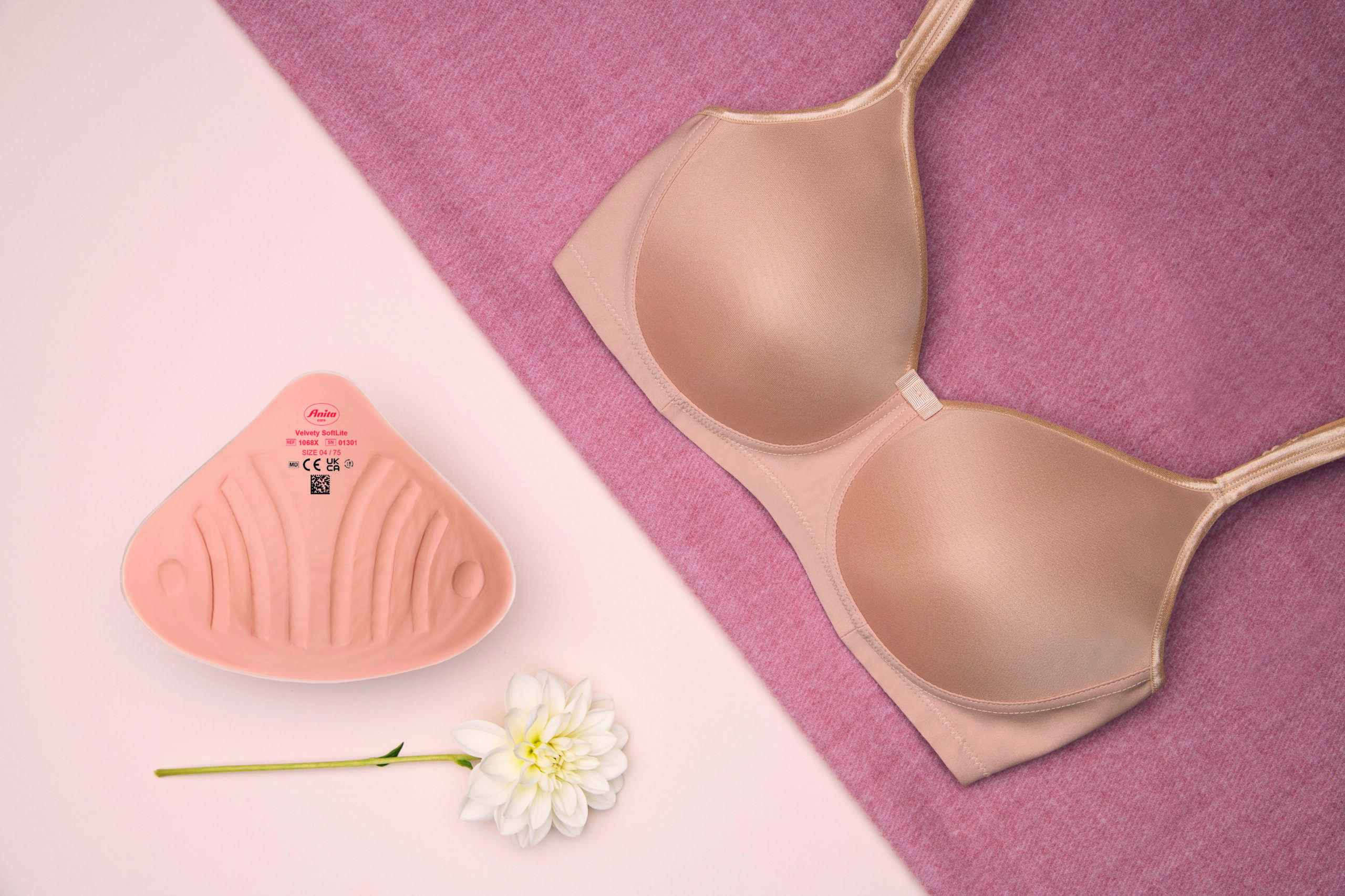 Prsna proteza za nošenje v nedrčku ANITA Velvety SoftLite 1068x